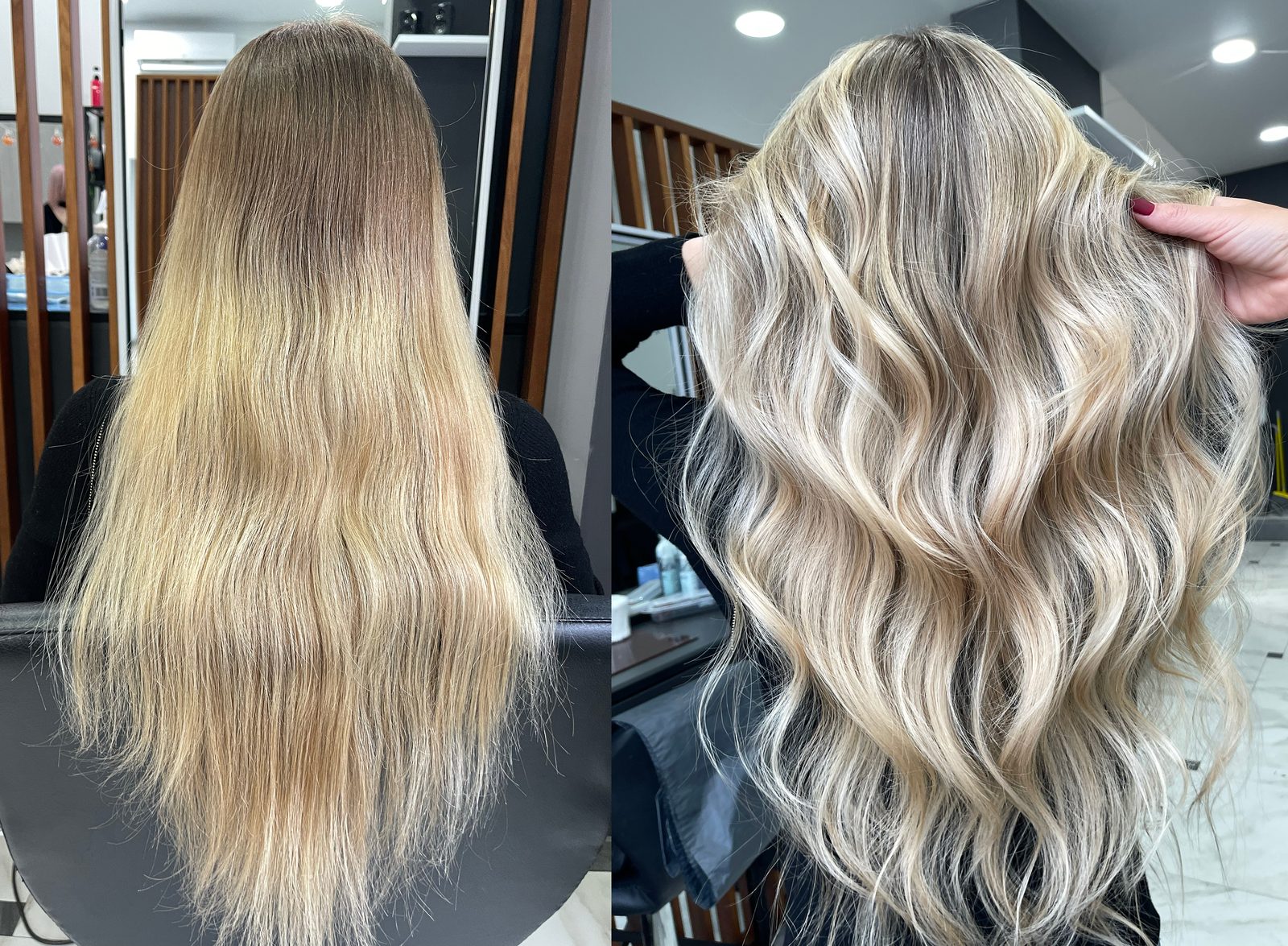 Lived-in balayage hair color